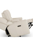 Raymond Leather Power Reclining Loveseat