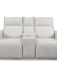 Chauncey Leather Power Reclining Loveseat with Center Console