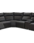 Chauncey Leather Power Reclining Sectional
