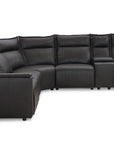 Chauncey Leather Power Reclining Sectional