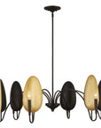 Warwick - 6 Light Chandelier - Matte Black