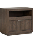 Athens - Open Nightstand - Dark Brown