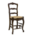 24" Ladderback Counter Stool - Dark Brown
