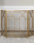 Rosen - Fireplace Screen - Gold