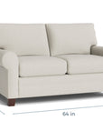 Carolina Roll Arm Loveseat