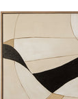 Golden Contour Framed Canvas Set of 2 - Gold