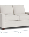 Carolina Track Arm Loveseat