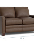 Carolina Track Arm Loveseat