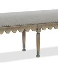 Boheme - Madera Bed Bench - Gray / Light Brown
