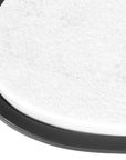 Morro - Marble Side Table - White / Black