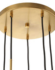 Vanier - 5 Light Cluster Pendant - Gold