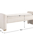Caliste - Bench - White