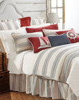 Prescott - King Comforter Set Set of 3 - Navy