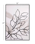 Harmony II Canvas Art - White / Black