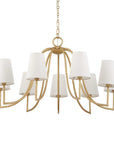 Seville - 9 Light Chandelier - Gold