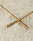 Stone Serenity - Wall Clock - Light Brown