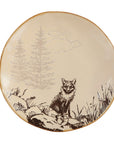 White Pine - Ceramic Dinnerware Set Set of 16 - Brown