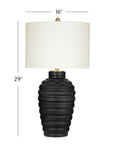 Hale - Table Lamp - Black / White