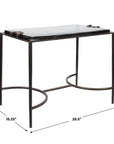 Eisen - Textured Glass Accent Table - Bronze