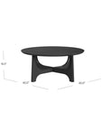 Dunnigan - Round Cocktail Table - Black