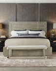 Linville Falls - River Branch Upholstered Bench - White