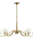 Barcelona - 6 Light Brass Chandelier - Gold