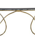 Nantes - Console - Dark Gray / Gold