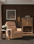 RC - Thyme Power Recliner With Power Headrest, Lumbar, And Lift - Light Brown