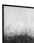 Divided Framed Canvas - Gray / Black