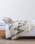 Maguey - Handwoven Square Pillow - Natural / Tan