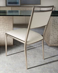 Geometry - Metal Side Chair - Radiance / Beige