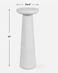 Lirra - Marble Drink Table - White