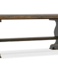 Hill Country - Bandera 86" Table With 2-18" Leaves - Dark Brown