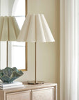 Lilabet - Fluted Shade Table Lamp - Gold