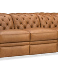 MS - Glover Power Reclining Sofa With Power Headrest - Brown