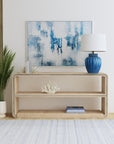 Damone - Console Table - Cerused White Oak