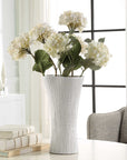 Floreana - Tall Vase - White