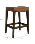 Vail Saddle Counter Stool
