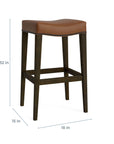 Vail Saddle Bar Stool