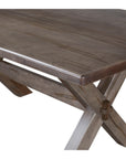 Crossbuck Rectangle Dining Table