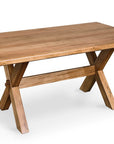Crossbuck Rectangle Dining Table