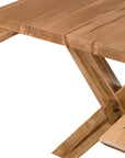 Crossbuck Rectangle Dining Table