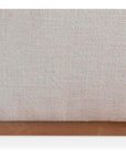 Banks Upholstered Dining Arm Chair with Casters