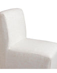 Banks Upholstered Dining Side Chair with Casters