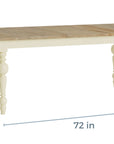 HideAway Solid Maple Rectangle Extendable Dining Table