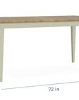 HideAway Solid Maple Boat Shaped Extendable Dining Table
