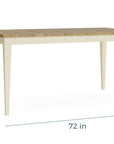 HideAway Solid Maple Rectangle Extendable Dining Table
