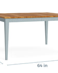 HideAway Solid Maple Gathering Extendable Dining Table