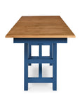 HideAway Solid Maple Trestle Extendable Counter Dining Table