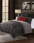 Heath - King Comforter Set Set of 3 - Graphite